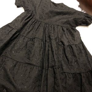 Black babydoll dress